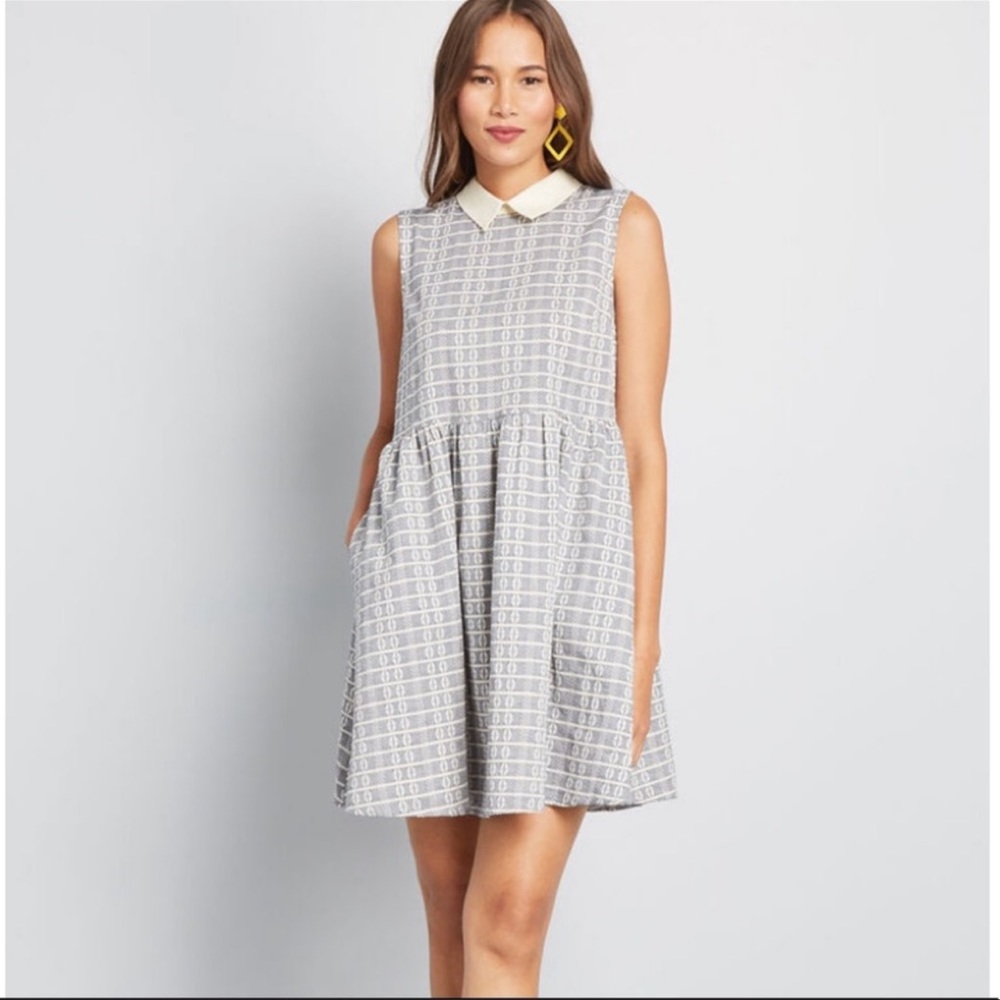 ModCloth Gray Dress